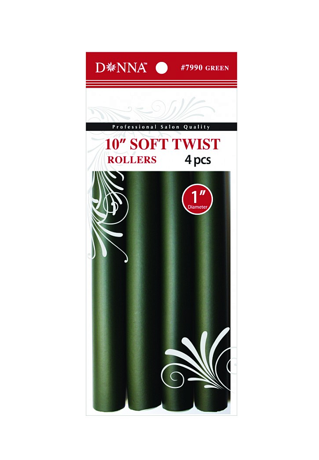 Donna 10" Soft Twist Rollers