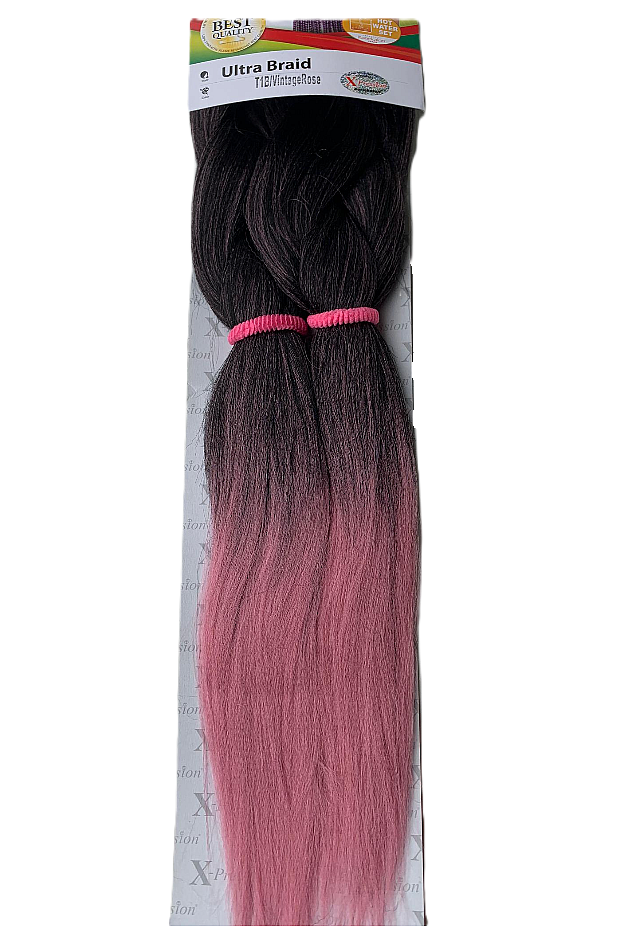 X-Pression Ultra Braid Pre-Stretched 2x length 1pcs