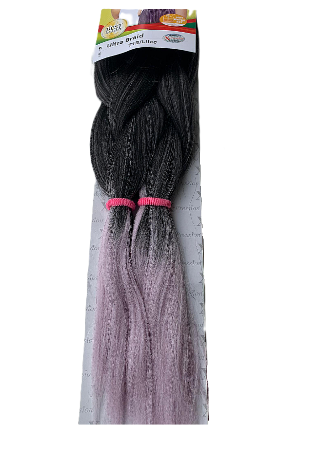 X-Pression Ultra Braid Pre-Stretched 2x length 1pcs