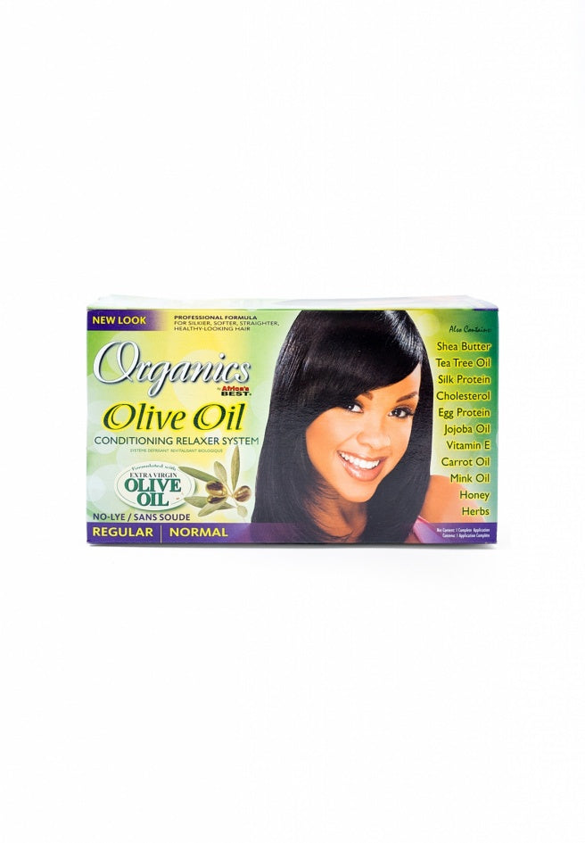 African Best Organics Organics Olive Oil Conditioning Relaxer Regular