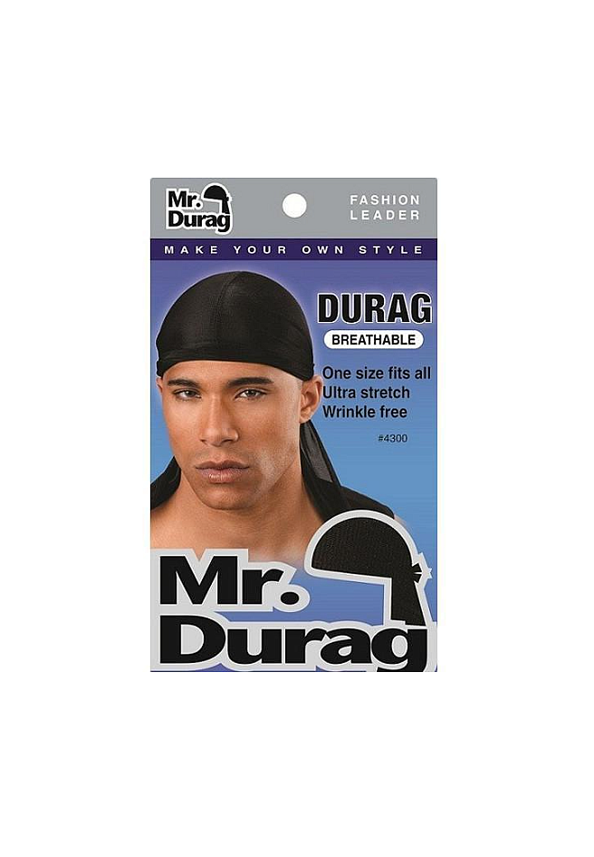 Annie Mr. Durag Breathable Durag Black (4300) 1pcs