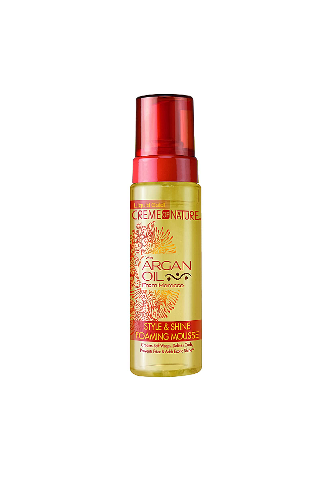 Creme Of Nature Argan Oil Style & Shine Foaming Mousse 207ml/7oz