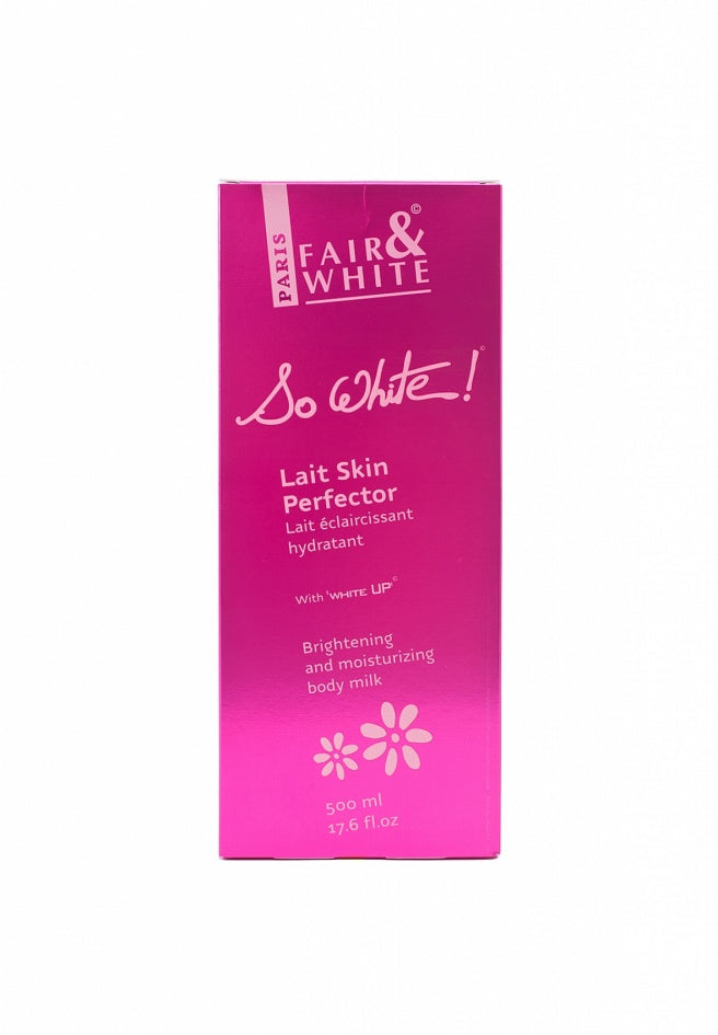 Fair & White Paris So White! Lait Skin Perfector, Brightening and Moisturising Body Milk 500ml