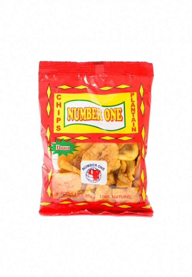 Number One Plantain Chips Sweet 85g