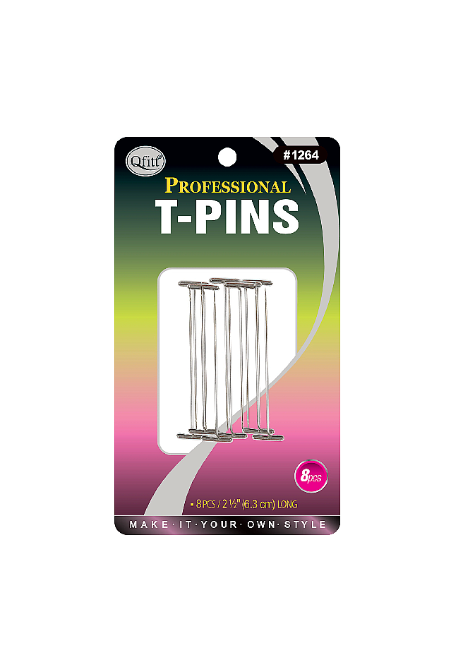 Qfitt BLISTER T-PINS #1264 8pcs