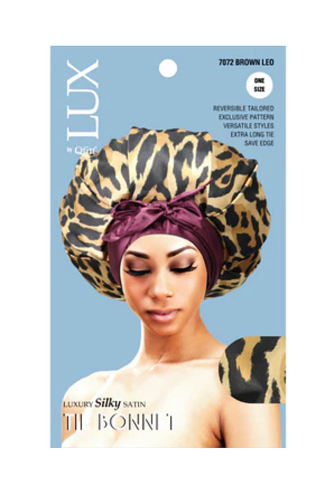 Qfitt SILKY SATIN TIE BONNET 1pcs