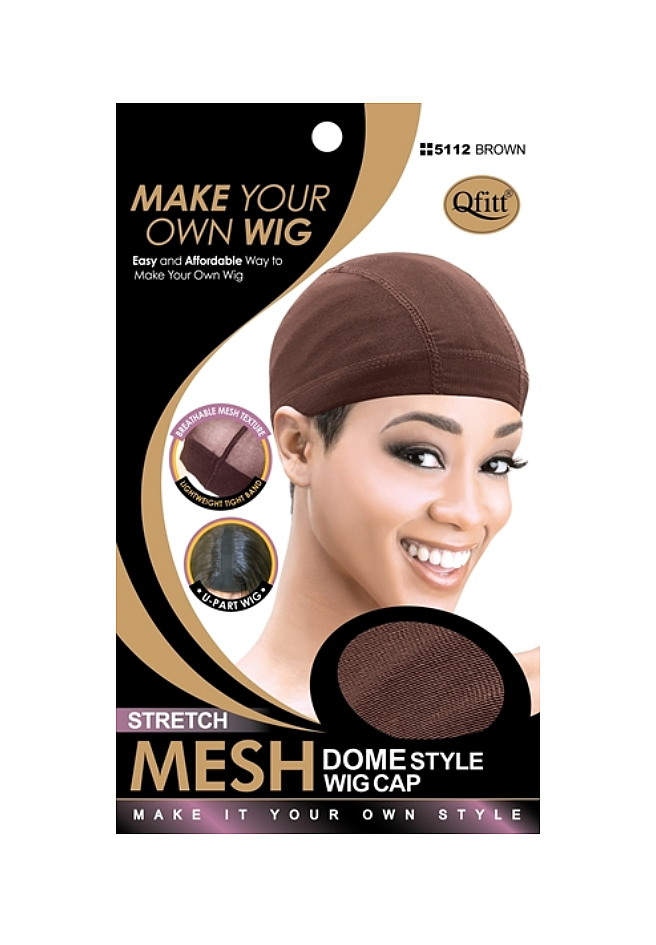 Qfitt STRETCH MESH DOME STYLE WIG CAP 1pcs