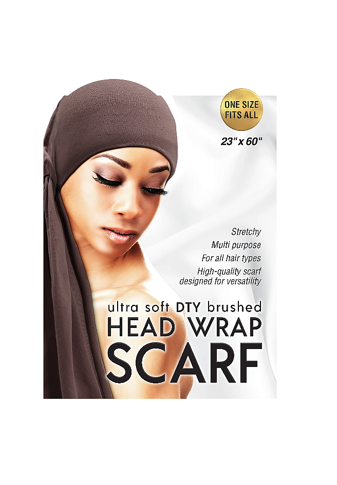 Qfitt Ultra Soft Dty Brushed Head Wrap Scarf 1pcs