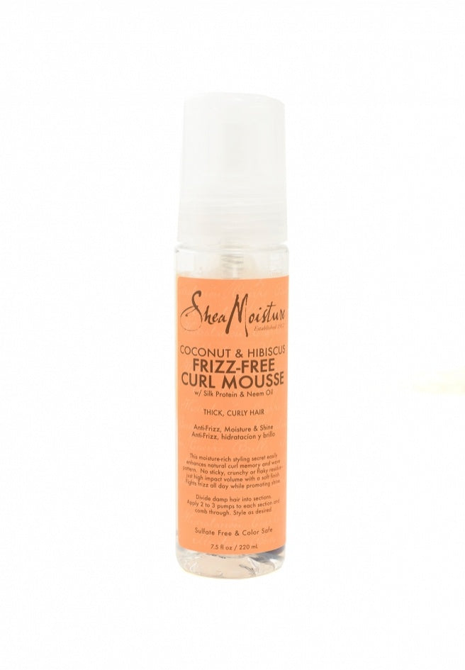 Shea Moisture Coconut&Hibiscus Curl&Shine Frizz-Free Curl Mousse 220ml