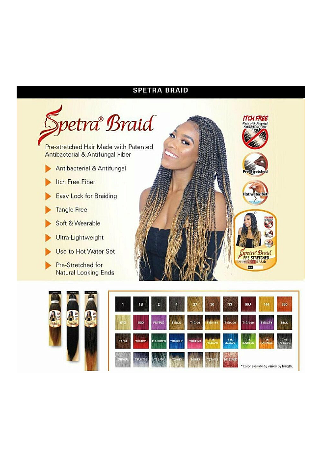 Spetra Braids Spetra Braids Pre-Stretched 1pcs