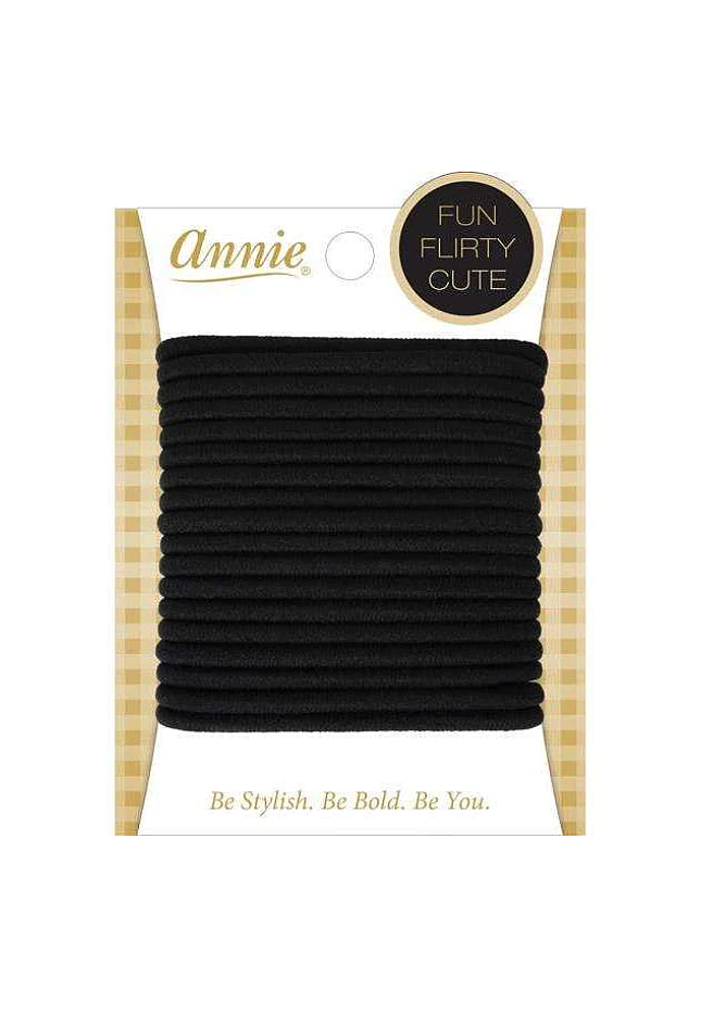 Annie Ponytailer 5.5" 18ct Black (8611) 18pcs