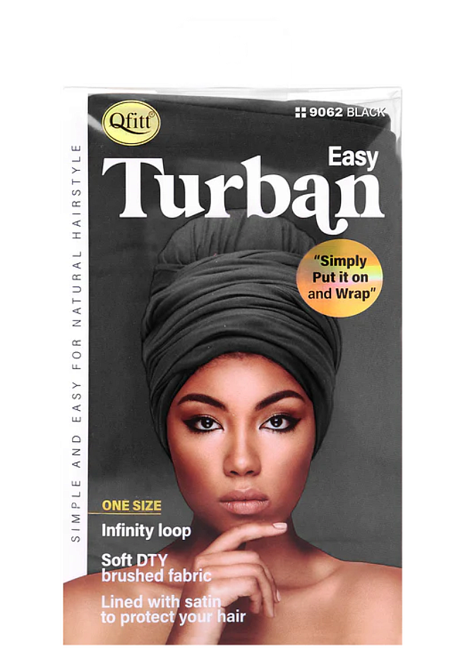 Easy Turban Black (9062) 1pcs