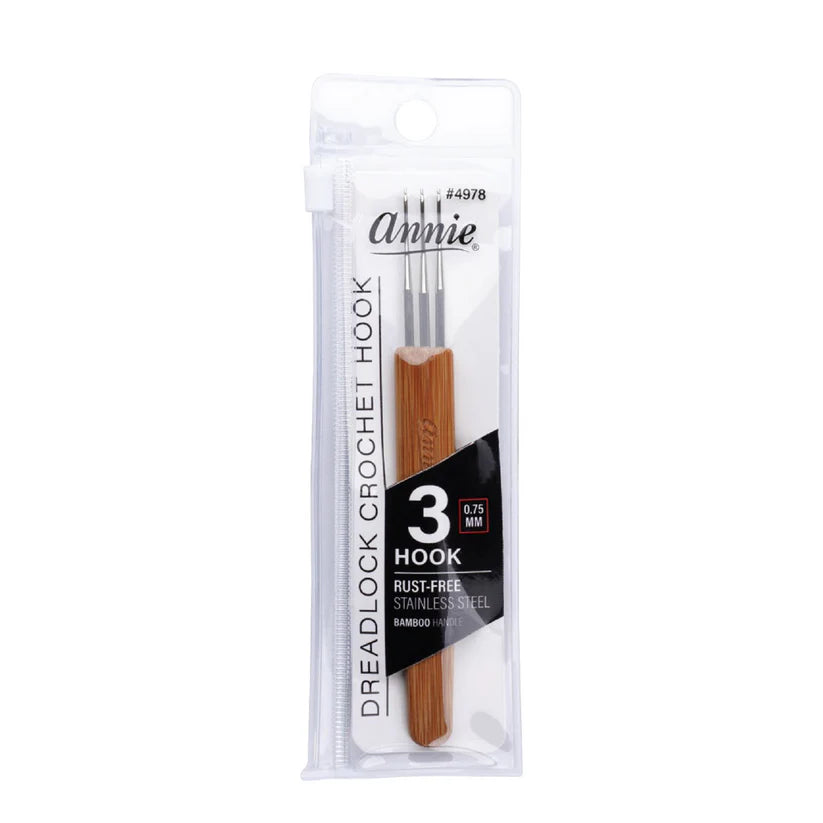 Annie Dreadlock Crochet 3 Hook (4978) 1pcs