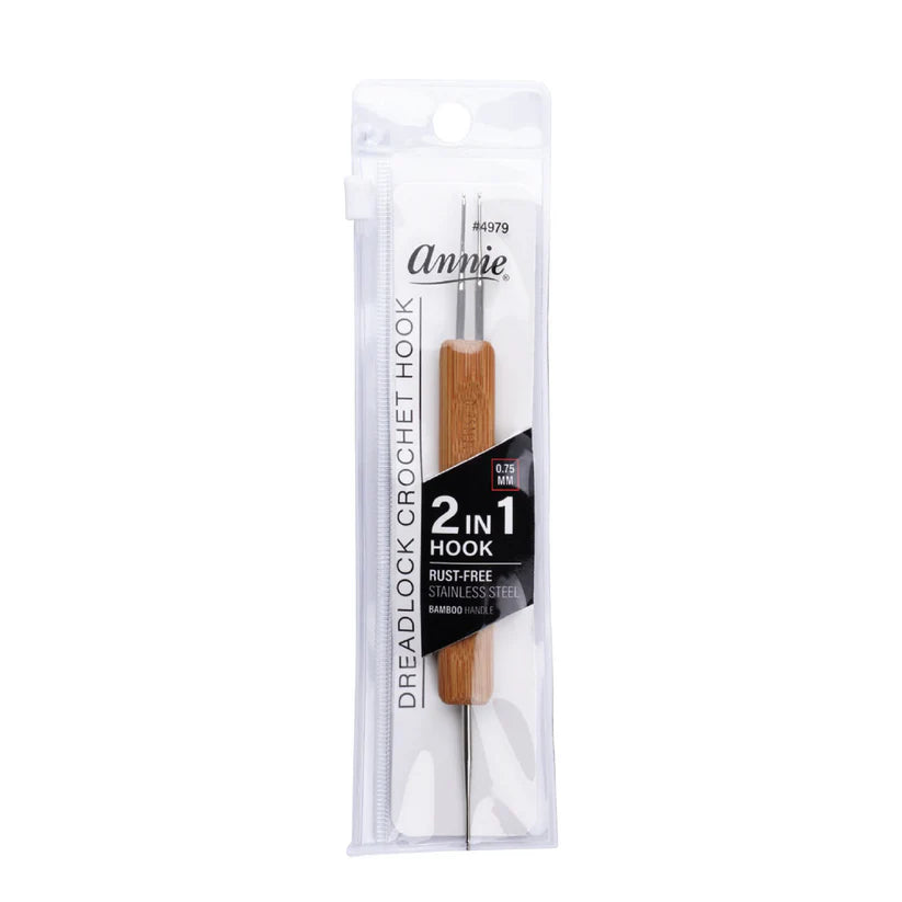 Annie Dreadlock Crochet 2in1 Hook (4979) 1pcs