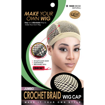 Crochet Wig Cap (5020) 1pcs