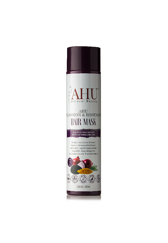 AHU Red Onion & Rosemary Hair Mask 300ml