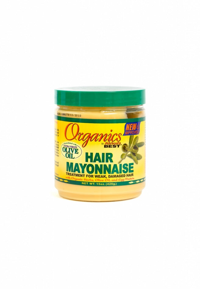 African Best Organics Hair Mayonnaise Treatment for Weak and Damaged Hair 426g/15oz