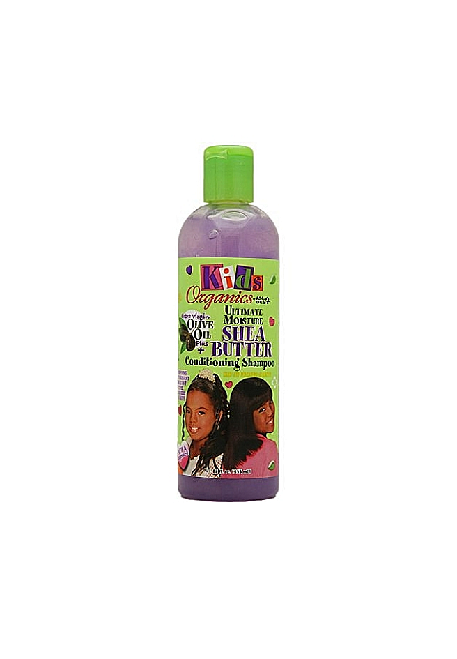 African Best Organics Kids Olive Oil and Shea Butter Ultimate Conditioning Shampoo 16oz