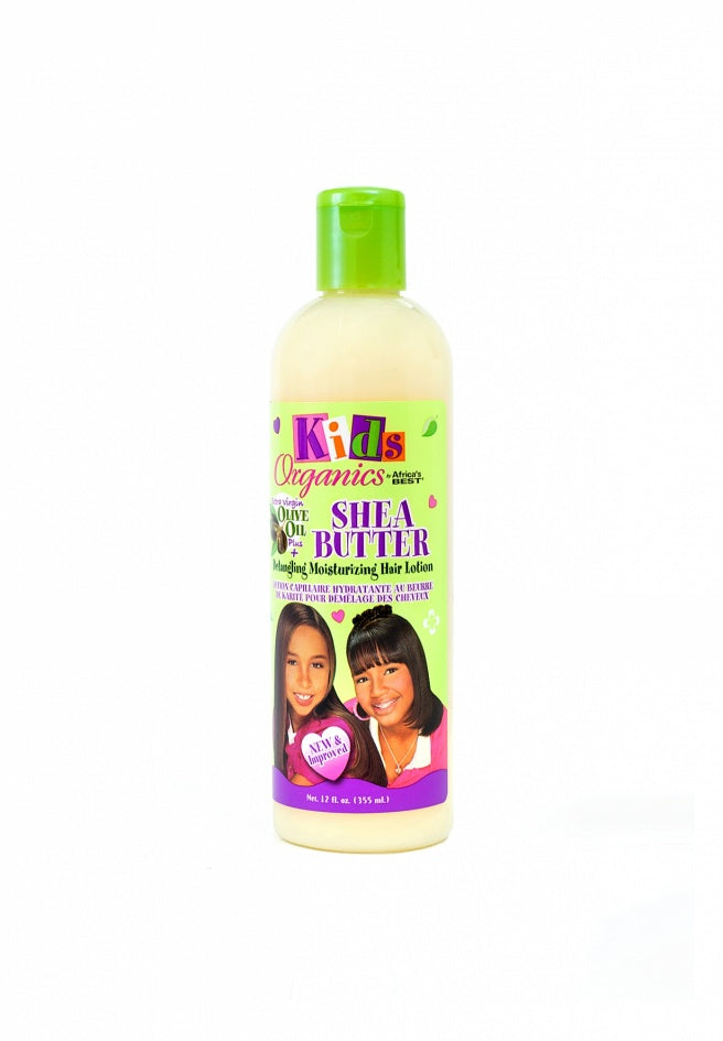 African Best Organics Kids Organics Olive Oil & Shea Butter Detangling Moisturizing Hair Lotion 355ml/12oz