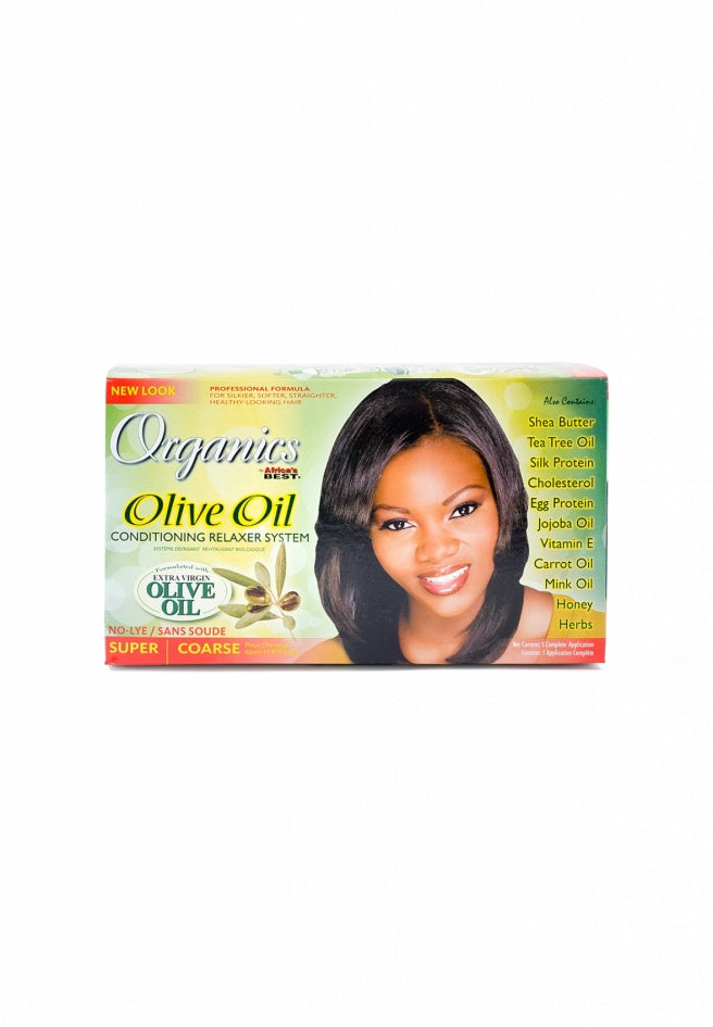 African Best Organics Organics Olive Oil Conditioning Relaxer System Super