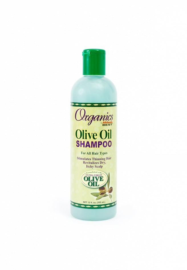 African Best Organics Organics Olive Oil Shampoo for all Hairtypes 355ml/12oz
