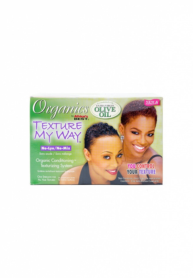 African Best Organics Texture My Way Organic Conditioning Texturizing System 1 Kit