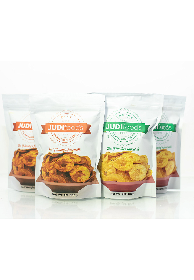 Afro Ganic Plantain Chips Ripe 100g