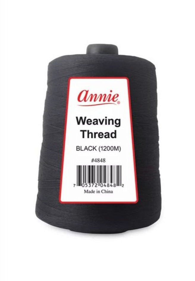 Annie 1200M Thread Black (4848) 1pcs
