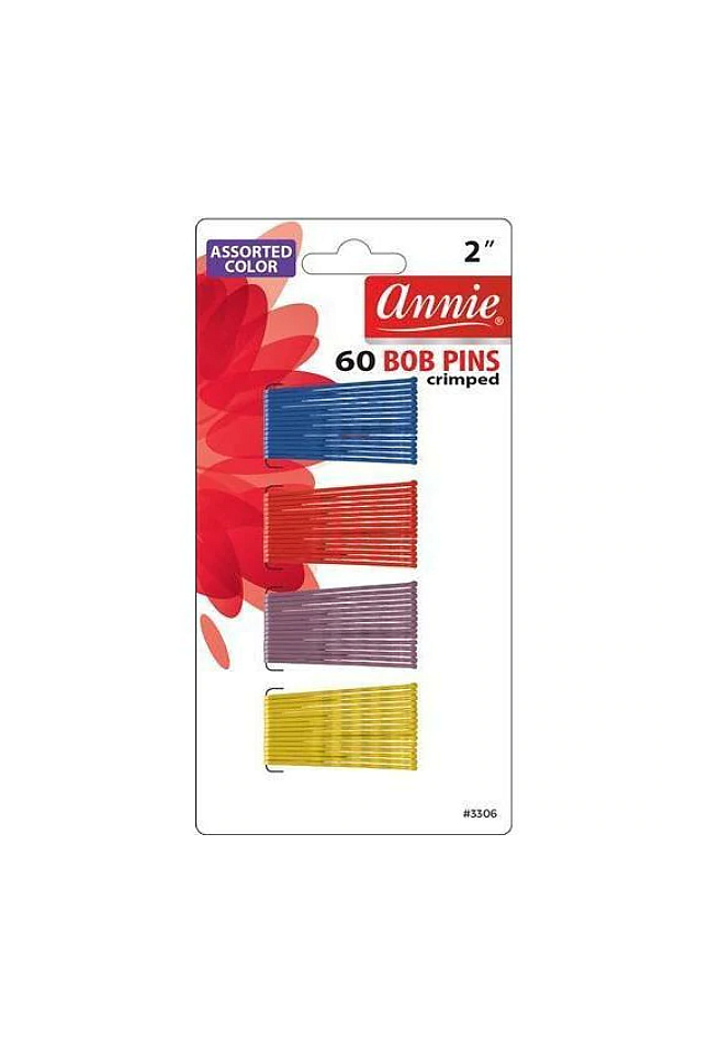 Annie Bob Pins Assorted Colors (3306)&(3309) 60pcs