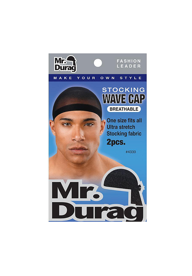 Annie Mr. Durag Breathable Durag Black (4330) 2pcs