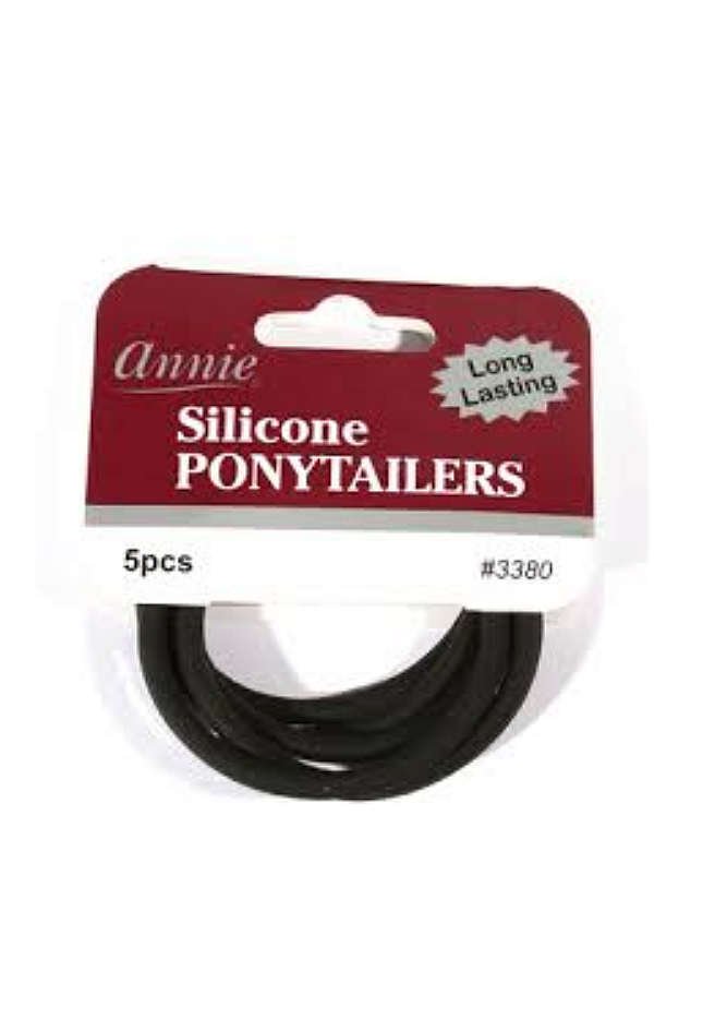 Annie Silicone Ponytailers (3380) 5pcs