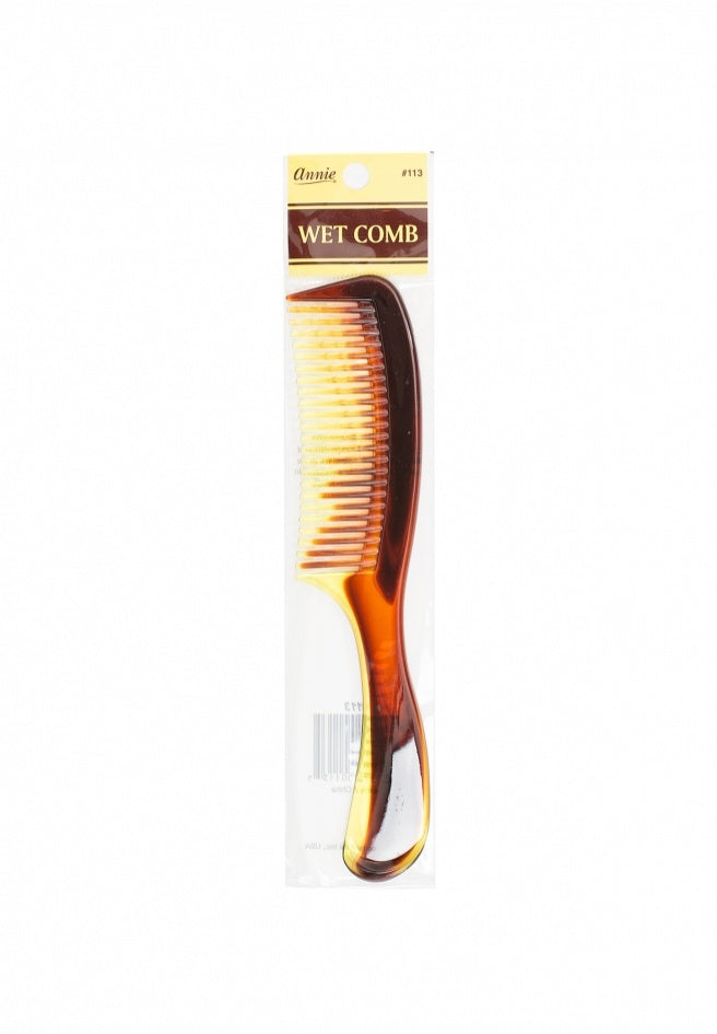 Annie Wet Comb - Tortoise (113) 1pcs