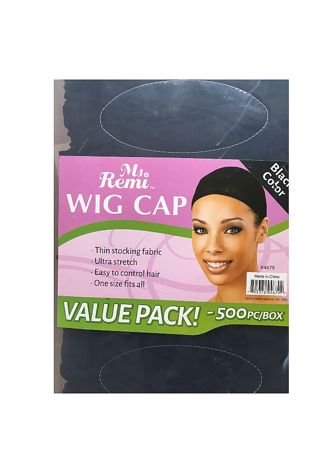 Annie Wig Cap Black (4679) 1 pcs