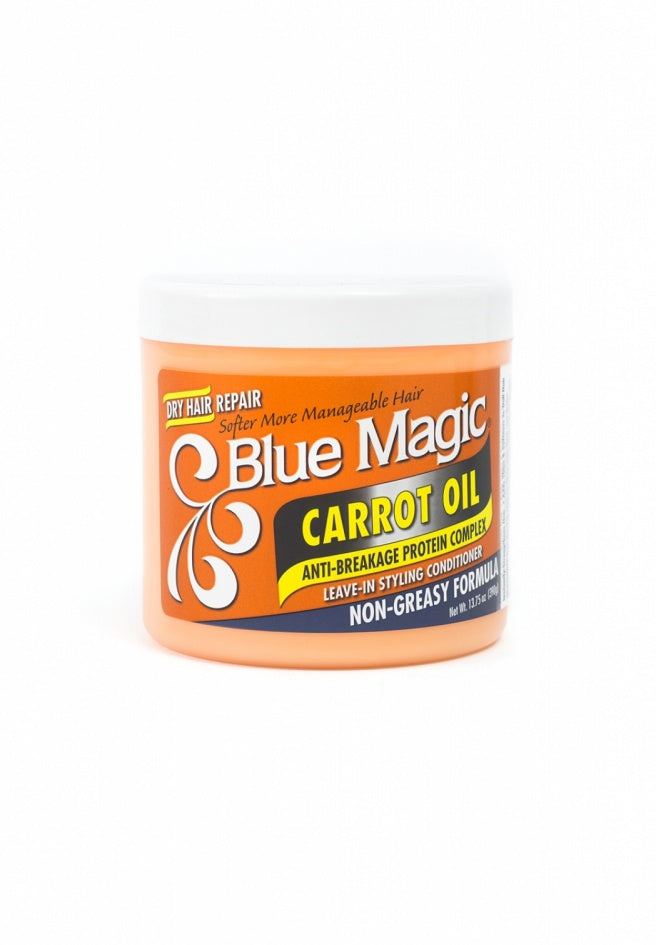 Blue Magic Carott Oil Anti Breakage Protein Complex Leave-In Styling Conditioner 390g 13.75oz