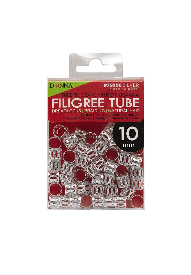 Donna Filigree 10MM Tube 50pcs