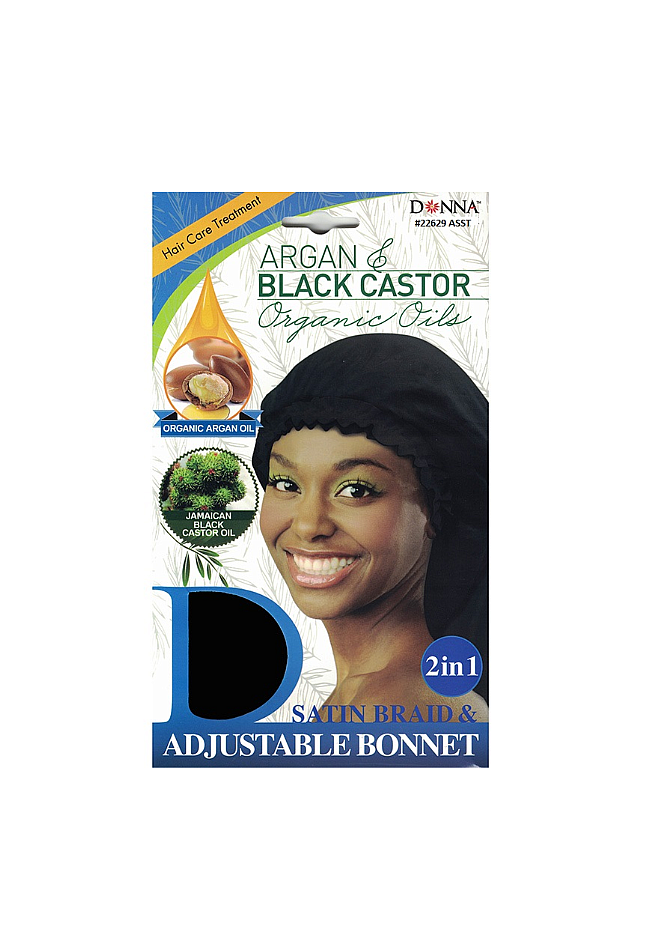 Donna Satin Braid & Adjustable Bonnet (22629) 1pcs