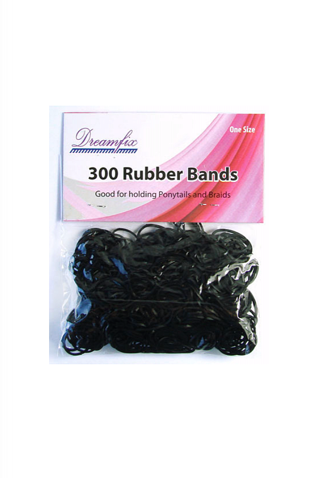 Dreamfix 300 Rubber Bands Black 300pcs