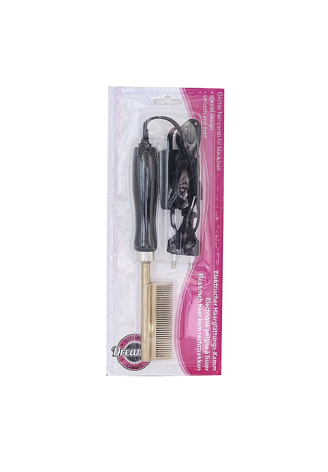 Dreamfix Electric Hair Comb for Afro Hair Curved 1pcs
