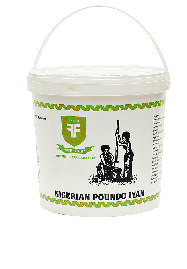 Fola Foods Pounded Yam Nigeria (Bucket) 9kg