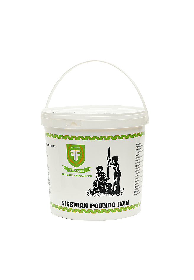 Fola Foods Poundetd Yam Nigeria (Bucket) 4kg