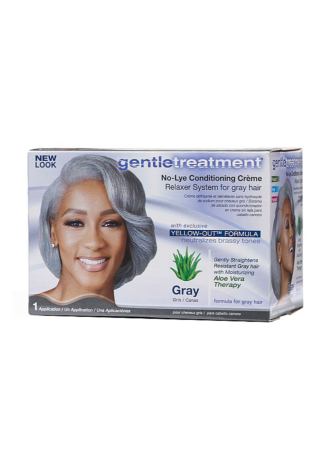 Gentle Treatment No Lye Cream Relaxer For Gray Hair