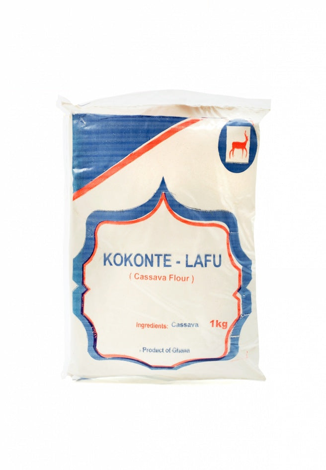 Ghana Best Kokonte Lafu Cassava Flour 1kg