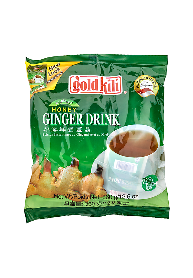 Gold Kili Instant Ginger Drink (plastic bags) 20x18g