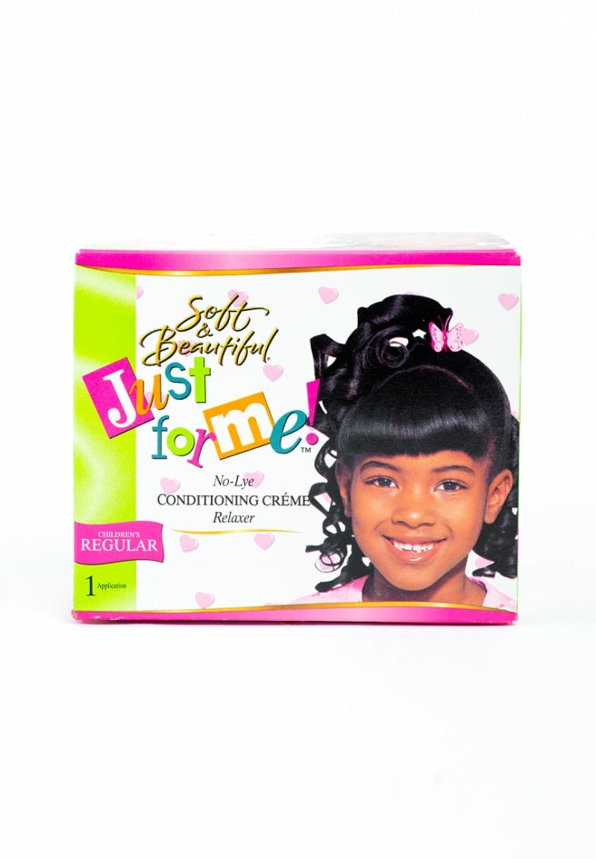 Just For Me Conditioning Cream Relaxer - Regular 1 Kit
