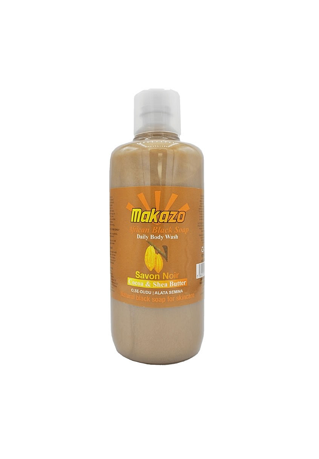 Makazo Black Soap Liquid Cocoa & Shea Butter 977ml