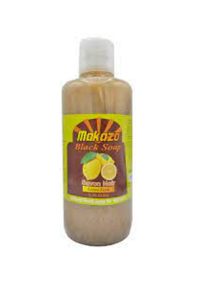 Makazo Black Soap Liquid Lemon 977ml