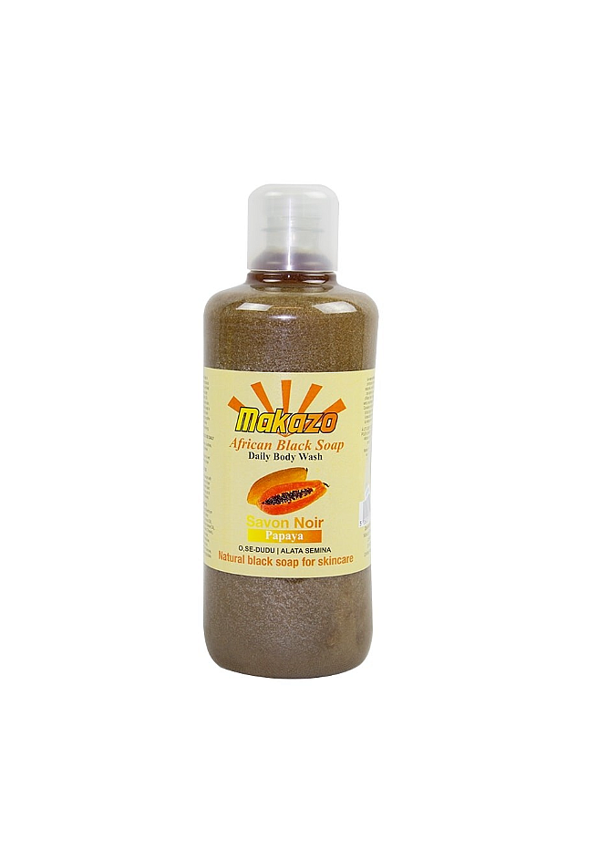 Makazo Black Soap Liquid Papaya 977ml