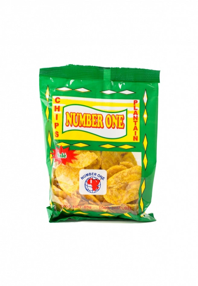 Number One Plantain Chips Salted 85g