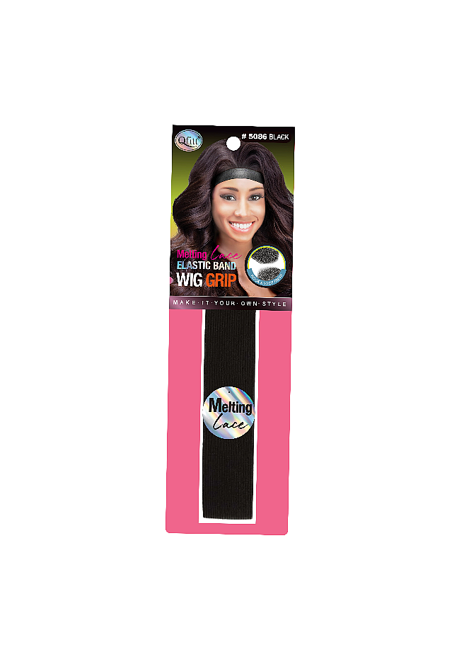 Qfitt MELTING LACE ELASTIC BAND WIG GRIP Black (5086) 1pcs