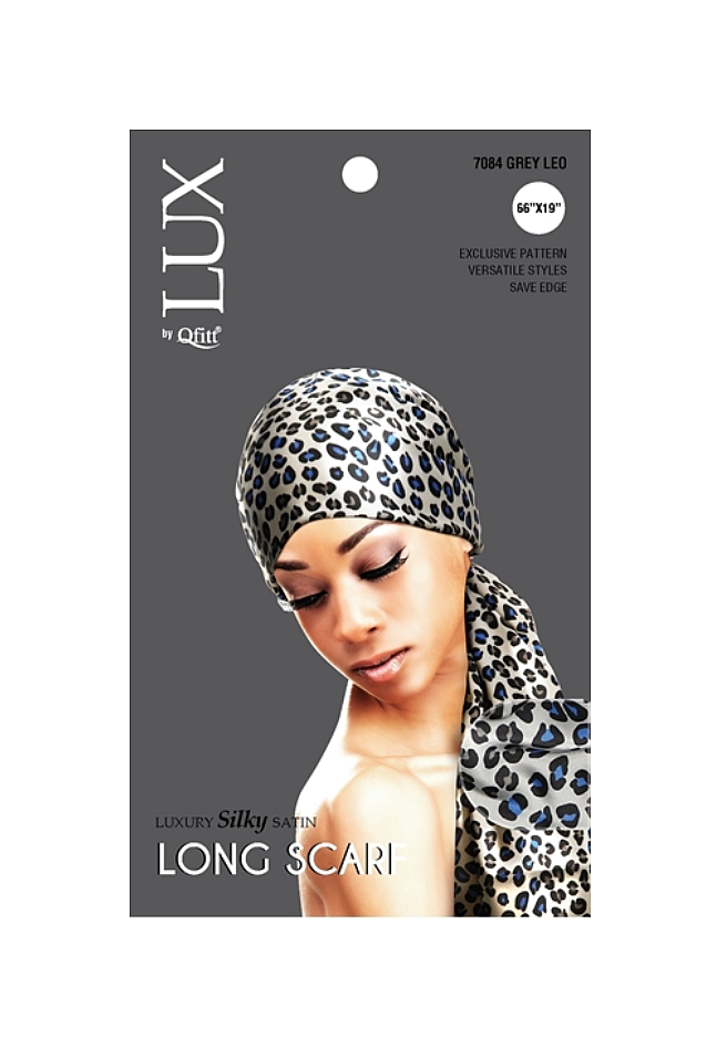 Qfitt SILKY SATIN LONG SCARF 1pcs